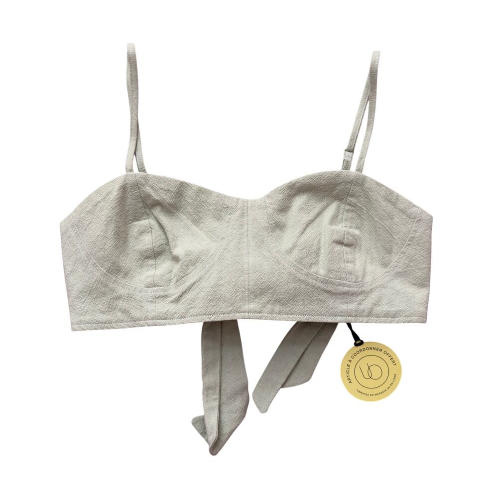 Urban Outfitters UO Tie-Back Bustier Crop Top — Size M